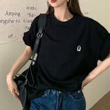 シンプルバックロゴルーズTシャツ 春 夏 | SHEENA | 詳細画像17