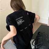 シンプルバックロゴルーズTシャツ 春 夏 | SHEENA | 詳細画像23