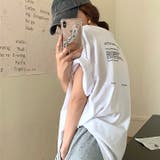 シンプルバックロゴルーズTシャツ 春 夏 | SHEENA | 詳細画像3