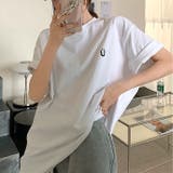 シンプルバックロゴルーズTシャツ 春 夏 | SHEENA | 詳細画像9