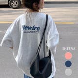 NewtroロゴプリントルーズTシャツ 春 夏 | SHEENA | 詳細画像1