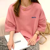 NewtroロゴプリントルーズTシャツ 春 夏 | SHEENA | 詳細画像10