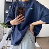 NewtroロゴプリントルーズTシャツ 春 夏 | SHEENA | 詳細画像13
