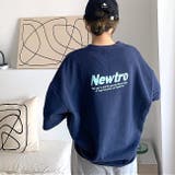 NewtroロゴプリントルーズTシャツ 春 夏 | SHEENA | 詳細画像15