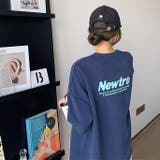 NewtroロゴプリントルーズTシャツ 春 夏 | SHEENA | 詳細画像16