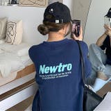 NewtroロゴプリントルーズTシャツ 春 夏 | SHEENA | 詳細画像18