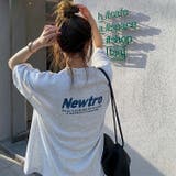 NewtroロゴプリントルーズTシャツ 春 夏 | SHEENA | 詳細画像6
