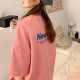 ピンク | NewtroロゴプリントルーズTシャツ 春 夏 | SHEENA