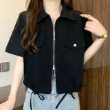 ポロ襟ジップアップシャツジャケット 春 夏 | SHEENA  | 詳細画像19 