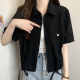 ポロ襟ジップアップシャツジャケット 春 夏 | SHEENA  | 詳細画像24 