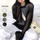 ルーズメッシュニットトップス 春 夏 | SHEENA  | 詳細画像1 