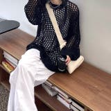 ルーズメッシュニットトップス 春 夏 | SHEENA  | 詳細画像25 
