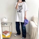 ハートpuzzleプリントルーズTシャツ 春 夏 | SHEENA | 詳細画像5