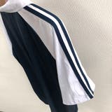 ラインスリーブポロ襟ゆったりTシャツ 春 夏 | SHEENA | 詳細画像25