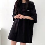 裾バックロゴオーバーサイズTシャツ 春 夏 | SHEENA | 詳細画像13
