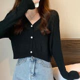 ショート丈サマーニットカーディガン 春 夏 | SHEENA | 詳細画像13