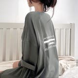 バックロゴプリントBIGTシャツ 春 夏 | SHEENA | 詳細画像11