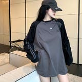 袖ライン配色ラグランルーズロンT 秋 冬 | SHEENA  | 詳細画像14 