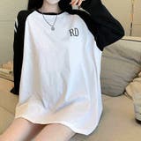 袖ライン配色ラグランルーズロンT 秋 冬 | SHEENA  | 詳細画像3 