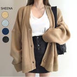 ソフトタッチニットカーディガン 秋 冬 | SHEENA  | 詳細画像1 