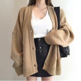 ソフトタッチニットカーディガン 秋 冬 | SHEENA  | 詳細画像6 