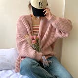 ざっくり編みニットカーディガン 秋 冬 | SHEENA  | 詳細画像25 
