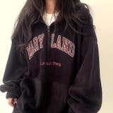 刺しゅうロゴボアハーフジッププルオーバー 秋 冬 | SHEENA | 詳細画像10