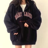 刺しゅうロゴボアハーフジッププルオーバー 秋 冬 | SHEENA | 詳細画像8