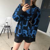 もこもこアルファベットニットプルオーバー 秋 冬 | SHEENA  | 詳細画像14