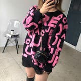 もこもこアルファベットニットプルオーバー 秋 冬 | SHEENA  | 詳細画像23