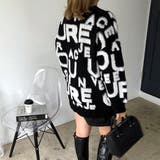 もこもこアルファベットニットプルオーバー 秋 冬 | SHEENA  | 詳細画像3