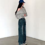 ワイドネックショート丈トレーナー 春 秋 | SHEENA  | 詳細画像15 