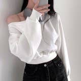 ワイドネックショート丈トレーナー 春 秋 | SHEENA  | 詳細画像18 