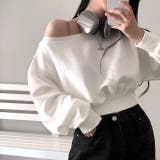 ワイドネックショート丈トレーナー 春 秋 | SHEENA  | 詳細画像19 