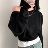 ワイドネックショート丈トレーナー 春 秋 | SHEENA  | 詳細画像26 