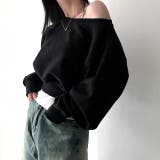 ワイドネックショート丈トレーナー 春 秋 | SHEENA  | 詳細画像32 