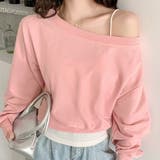 ワイドネックショート丈トレーナー 春 秋 | SHEENA  | 詳細画像41 