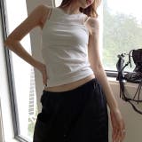 レイヤード風デザインタンクトップ 春 夏 | SHEENA  | 詳細画像9 