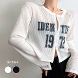 ロゴプリントダブルジップトップス 春 夏 | SHEENA | 詳細画像1