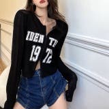 ロゴプリントダブルジップトップス 春 夏 | SHEENA | 詳細画像10