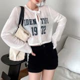 ロゴプリントダブルジップトップス 春 夏 | SHEENA | 詳細画像2