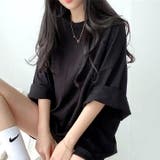 フルムーンプリントオーバーサイズTシャツ 春 夏 | SHEENA | 詳細画像18