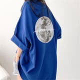 フルムーンプリントオーバーサイズTシャツ 春 夏 | SHEENA | 詳細画像19