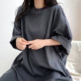フルムーンプリントオーバーサイズTシャツ 春 夏 | SHEENA | 詳細画像4
