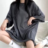 フルムーンプリントオーバーサイズTシャツ 春 夏 | SHEENA | 詳細画像5