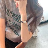 メッセージロゴプリント半袖ニット 春 夏 | SHEENA | 詳細画像13