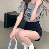 メッセージロゴプリント半袖ニット 春 夏 | SHEENA | 詳細画像7