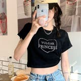 ハートロゴプリント半袖ニットソーTシャツ 春 夏 | SHEENA | 詳細画像11