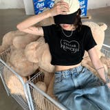 ハートロゴプリント半袖ニットソーTシャツ 春 夏 | SHEENA | 詳細画像18