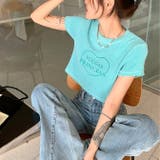 ハートロゴプリント半袖ニットソーTシャツ 春 夏 | SHEENA | 詳細画像27
